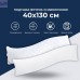 Подушка з наволочкою САТИН для сну та відпочинку S-Form IDEIA 40х130 см антиалергенна з блискавкою