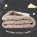 Ковдра WOOLLY вовняна зимова IDEIA 200х220 см щіл. 400 двостороння