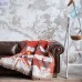 Плед покривало Kassandra 150x200 см бавовняне TM IDEIA 450 гр/м2