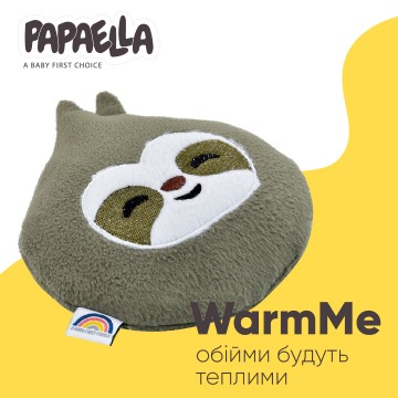 Подушка-грілка Обіймашка з насінням льону ТM PAPAELLA 18х18 см
