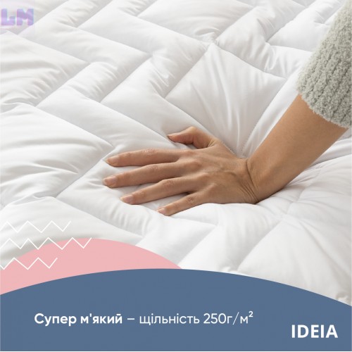 Наматрацник NORDIC СOMFORT 120х200 см IDEIA щіл 150 з еластичними стрічками по кутах Наматрацник NORDIC СOMFORT 120х200 см IDEIA щіл 150 з еластичними стрічками по кутах