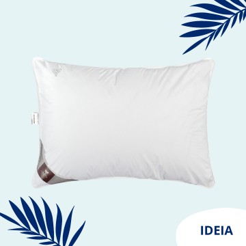 Подушка Super Soft Premium IDEIA 50х70 см чохол з внутрішньою подушкою на блискавці, бавовна, аналог лебединого пуху