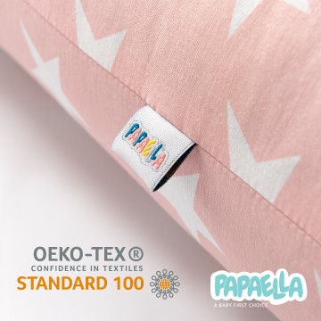 Бортик валики 2 шт захисні у дитяче ліжечко ТM PAPAELLA 60х15 см, 120х15 см бавовна