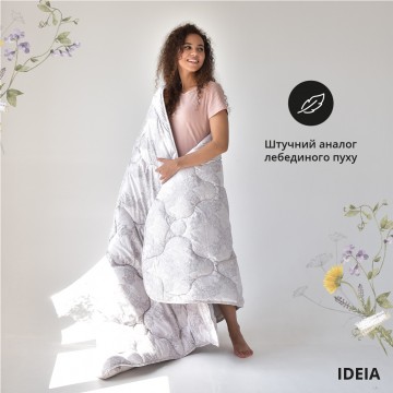 Ковдра Afrodita всесезонна IDEIA 175х210 см аналог лебединого пуху