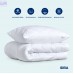 Подушка готельної серії Classic Soft IDEIA 50х70 см з внутрішньою подушкою, антиалергенна, аналог лебединого пуху