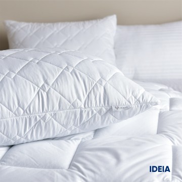Подушка готельної серії Classic Soft IDEIA 50х70 см з внутрішньою подушкою, антиалергенна, аналог лебединого пуху