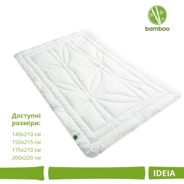 Ковдра Bamboo бамбукова літня TM IDEIA 175х210 см щіл. 150
