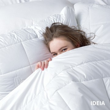 Подушка Air Dream Premium IDEIA 70х70 см чохол з внутрішньою подушкою на блискавці, антиалергенна, бавовна