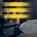 Набір євро ManMaker IDEIA ковдра 200х220 та 2 шт подушка 50х70 сірий антиалергійний, штучний пух + маска для сну