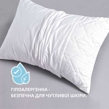 Наволочка чохол Aqua Stop трикотажна махрова IDEIA 50х70 см, водонепроникна, захисна