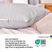 Подушка з наволочкою NORDIC COMFORT+ для відпочинку та сну IDEIA 40х140 см з блискавкою