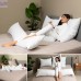 Подушка з наволочкою NORDIC COMFORT+ для відпочинку та сну IDEIA 40х140 см з блискавкою