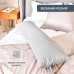 Подушка з наволочкою NORDIC COMFORT+ для відпочинку та сну IDEIA 40х140 см з блискавкою