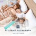 Подушка з наволочкою NORDIC COMFORT+ для відпочинку та сну IDEIA 40х140 см з блискавкою