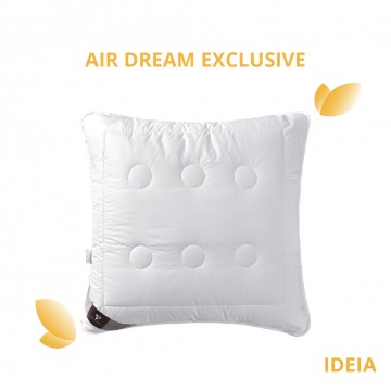 Подушка Air Dream Exclusive IDEIA 70*70 см чохол з внутрішньою подушкою на блискавці, антиалергенна