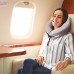 Подушка рогалик ортопедична дорожня TRAVEL IDEIA 27х26х17 см з ефектом пам'яті з сумкою