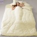 Ковдра Wool Premium вовняна зимова IDEIA двошарова 140х210 см щіл. 200+200, вовна 100%, бавовна чохол