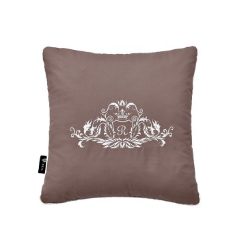 Подушка декоративна ROYAL з вишивкою ТМ IDEIA 45х45 см