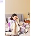 Плед покривало Kassandra 150x200 см бавовняне TM IDEIA 450 гр/м2