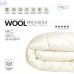 Ковдра Wool Premium вовняна зимова IDEIA двошарова 155х210 см щіл. 200+200, вовна 100%, бавовна чохол