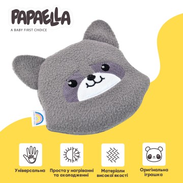 Подушка-грілка Обіймашка з насінням льону ТM PAPAELLA 18х18 см