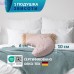 Подушка Balance ергономічна 46х24х10 см IDEIA для шиї, голови та спини, антиалергенна, з вишивкою, мультифункціональна