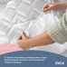 Наматрацник NORDIC COMFORT 80х190х35 см IDEIA щіл 150 натяжний з бортом по периметру