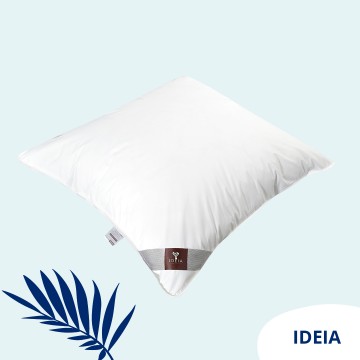 Подушка Super Soft Premium IDEIA 70х70 см чохол з внутрішньою подушкою на блискавці, бавовна, аналог лебединого пуху