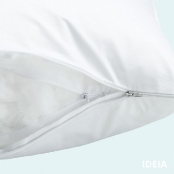 Подушка готельної серії PREMIUM SOFT IDEIA 50x70 см з внутрішньою подушкою, антиалергенна, аналог лебединого пуху
