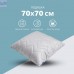 Подушка NORDIC COMFORT+ 70х70 см IDEIA чохол зі стібкою та блискавкою антиалергенне волокно