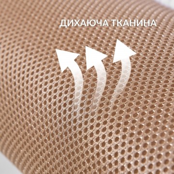 Подушка ортопедична з наволочкою Гречаний Комфорт IDEIA 50х70 см з валиком для підтримки шиї з лушпинням гречки, гречка